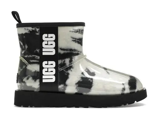 UGG Classic Clear Mini Boot Marble White Black (Women's) UGG