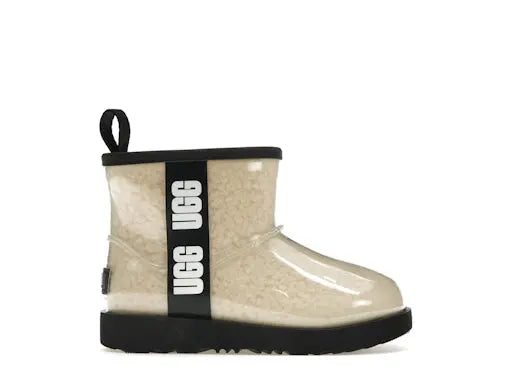 UGG Classic Clear Mini II Boot Natural Black (Kids) UGG