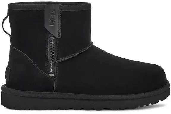 UGG Classic Mini Bailey Zip Boot Black (Women's) UGG