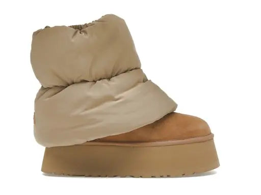 UGG Classic Mini Dipper Puffer Boot Amphora Chestnut (Women's) UGG