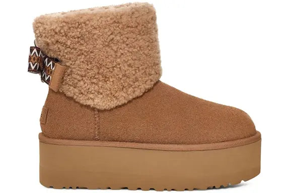 UGG Classic Mini Maxi Curly Boot Chestnut (Women's) UGG
