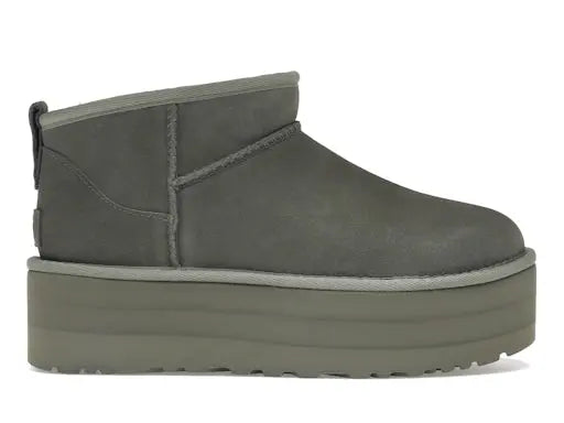 UGG Classic Ultra Mini Platform Boot Moss Green (Women's) UGG