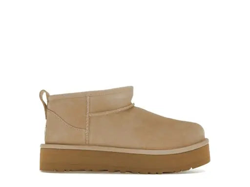 UGG Classic Ultra Mini Platform Boot Sand (Kids) UGG