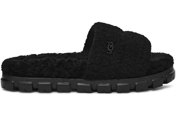 UGG Cozetta Curly Slide Black (Women's) UGG