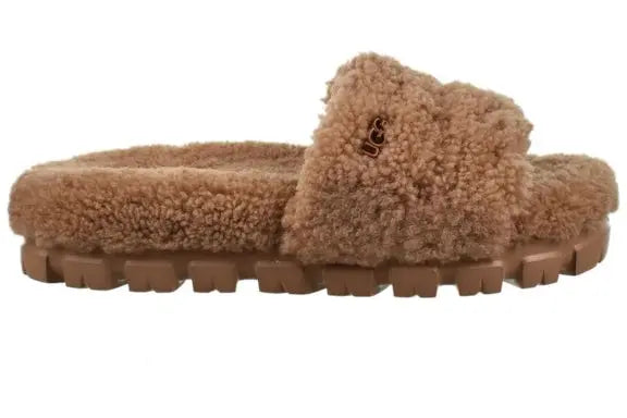 UGG Cozetta Curly Slide Chestnut (Women's) UGG