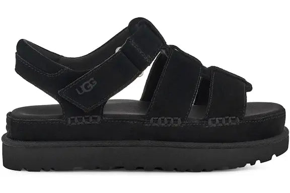 UGG Goldenstar Strap Platform Sandal Black (Women's) UGG