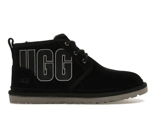 UGG Neumel Graphic Boot Black Grey Suede UGG