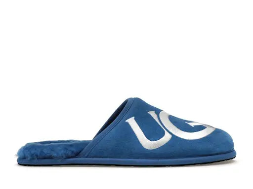 UGG Scuff Logo Slipper Classic Blue White UGG