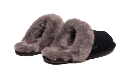 UGG Scuffette II Slipper Black Grey UGG