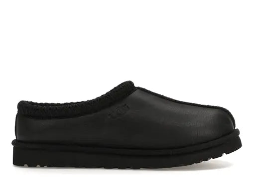 UGG Tasman Leather Slipper Black UGG