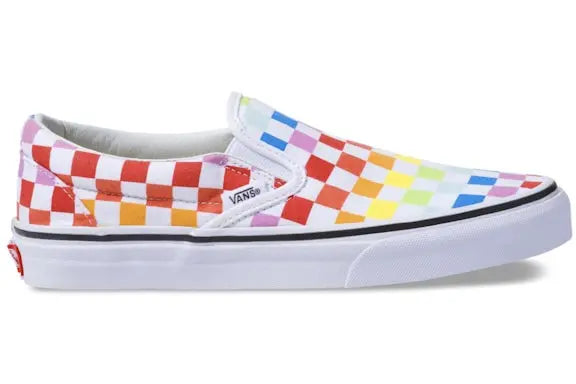 Vans Classic Slip-On Rainbow Checkerboard Vans