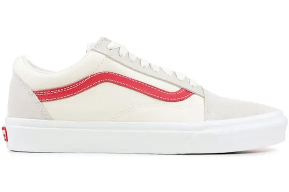 Vans Old Skool Cream Red Vans