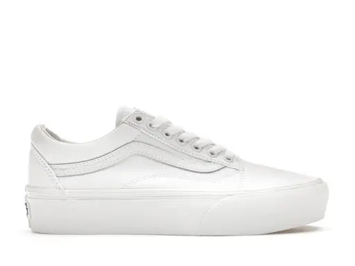 Vans Old Skool Platform True White (Women's) Vans