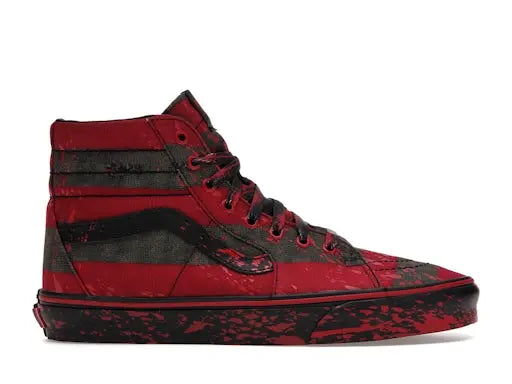 Vans Sk 8-Hi Horror Pack Nightmare on Elm Street Freddy Krueger Vans