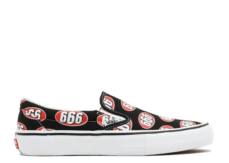 Vans Slip-On Supreme 666 Black - VOSneakers