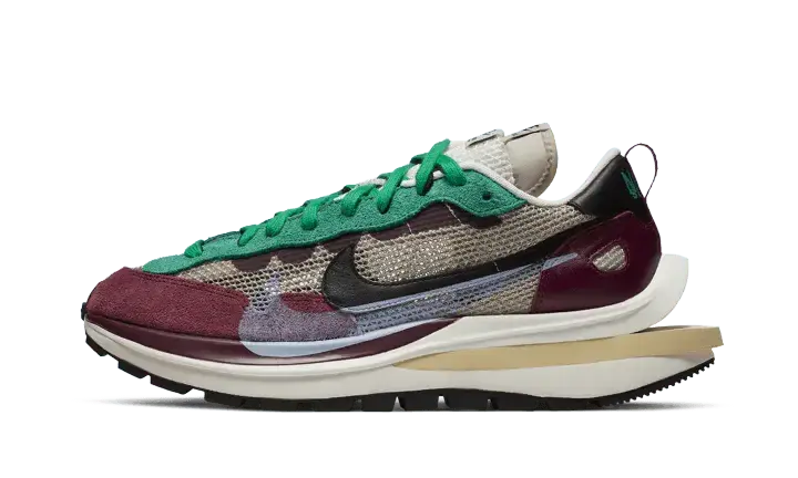 Vaporwaffle Sacai Villain Red Neptune Green VOSneakers