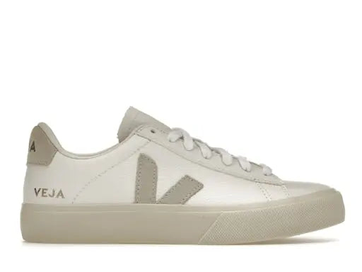 Veja Campo Low Chromefree Leather White Natural (Women's) Veja
