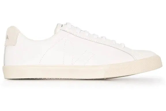 Veja Esplar Leather Stitched White Tan Veja