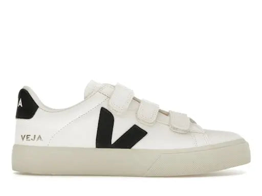 Veja Recife Chromefree Leather White Black (Women's) Veja