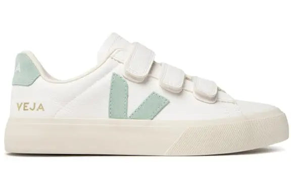 Veja Recife Low Chromefree Leather White Matcha (Women's) Veja