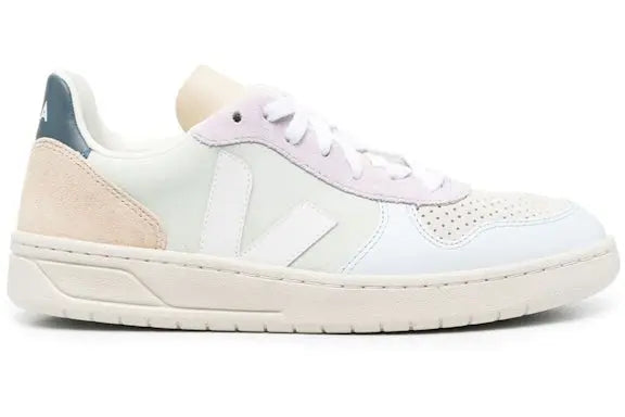 Veja V-10 Suede Jade White Multico Veja
