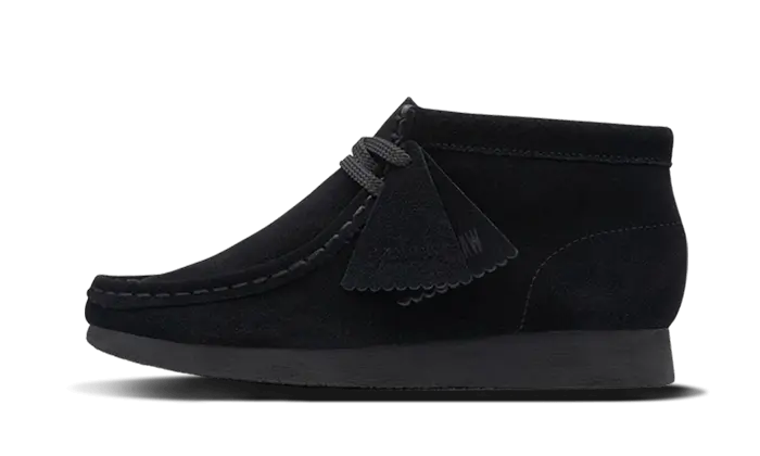 Wallabee Boot Black Suede VOSneakers