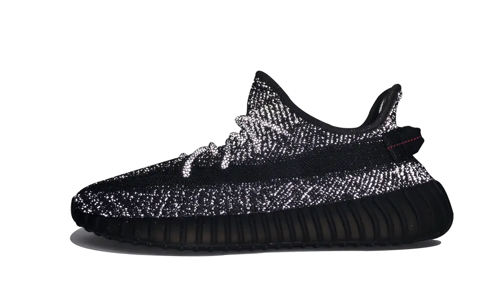 Yeezy Boost 350 V2 Static Black (Reflective) VOSneakers