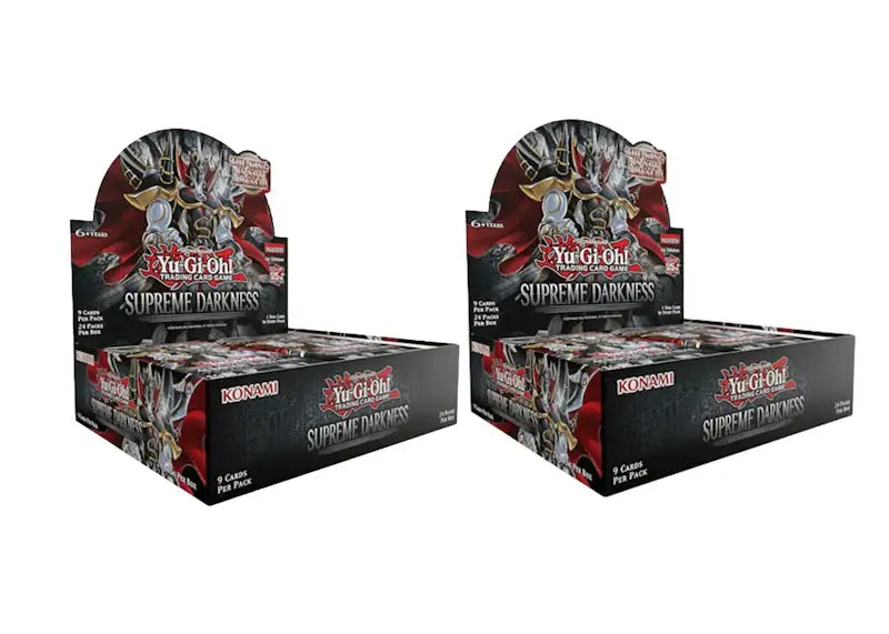 Yu-Gi-Oh! Supreme Darkness Booster Box 2x Lot - VOSneakers