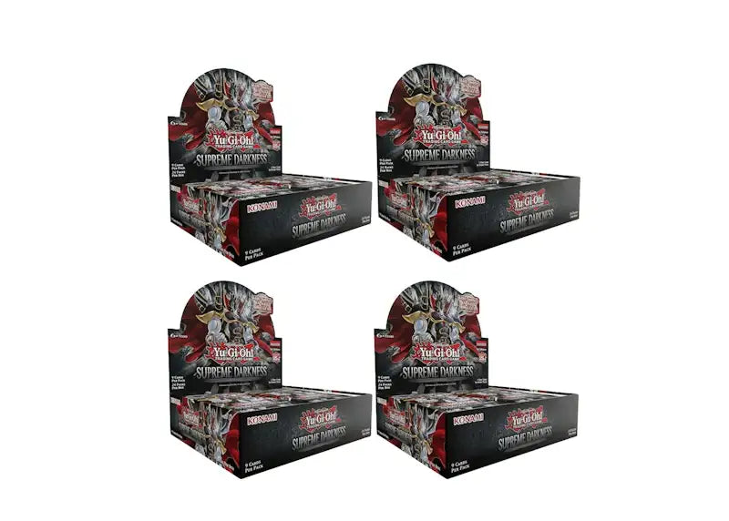 Yu-Gi-Oh! Supreme Darkness Booster Box 4x Lot - VOSneakers