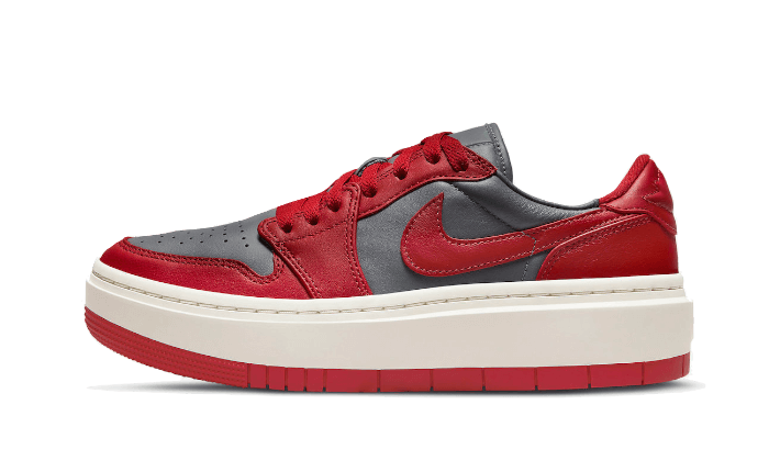 Air Jordan 1 Low Elevate Dark Grey Varsity Red VOSneakers