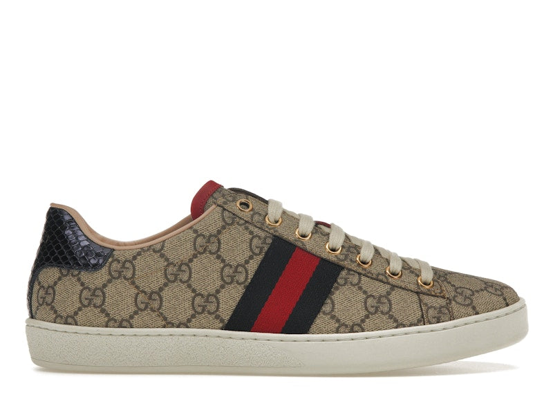 Gucci Ace GG Supreme Navy (Women's) - VOSneakers