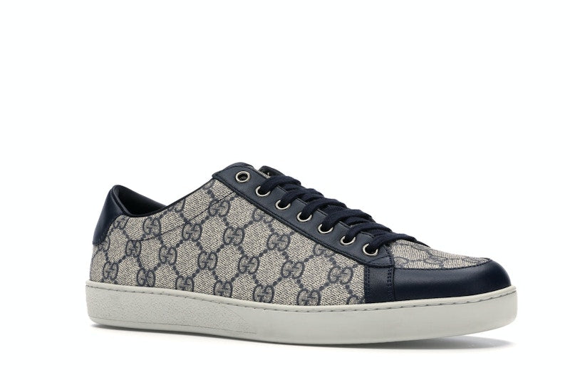 Gucci GG Supreme Low Navy - VOSneakers