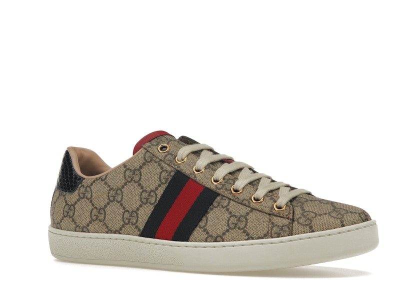 Gucci Ace GG Supreme Navy (Women's) - VOSneakers