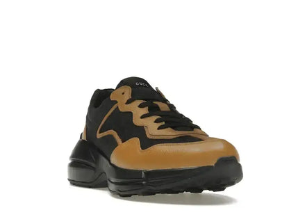 Gucci Rhyton Sneaker Maxi GG Supreme Black Khaki Beige - VOSneakers