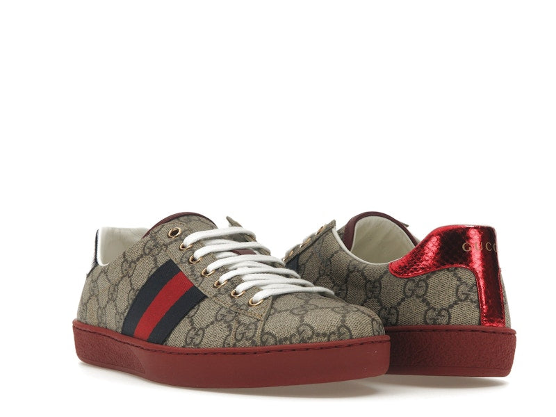 Gucci Ace GG Supreme Red - VOSneakers