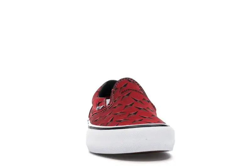 Vans Slip-On Supreme Diamond Plate Red - VOSneakers
