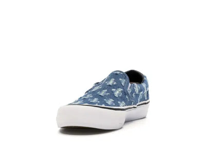Vans Slip-On Supreme Hole Punch Denim Blue - VOSneakers