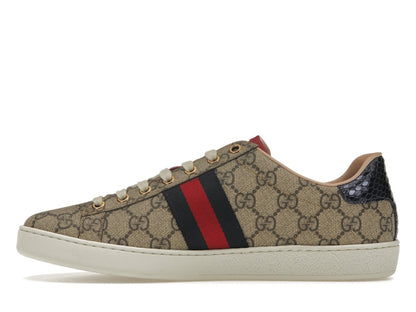 Gucci Ace GG Supreme Navy (Women's) - VOSneakers