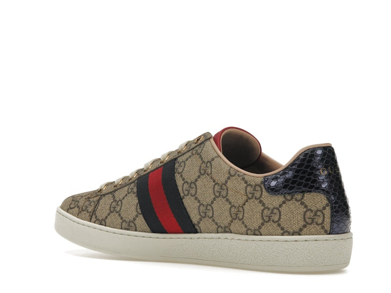 Gucci Ace GG Supreme Navy (Women's) - VOSneakers