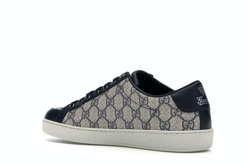 Gucci GG Supreme Low Navy - VOSneakers