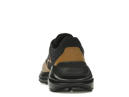 Gucci Rhyton Sneaker Maxi GG Supreme Black Khaki Beige - VOSneakers