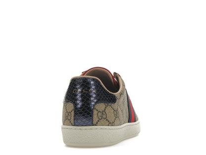 Gucci Ace GG Supreme Navy (Women's) - VOSneakers