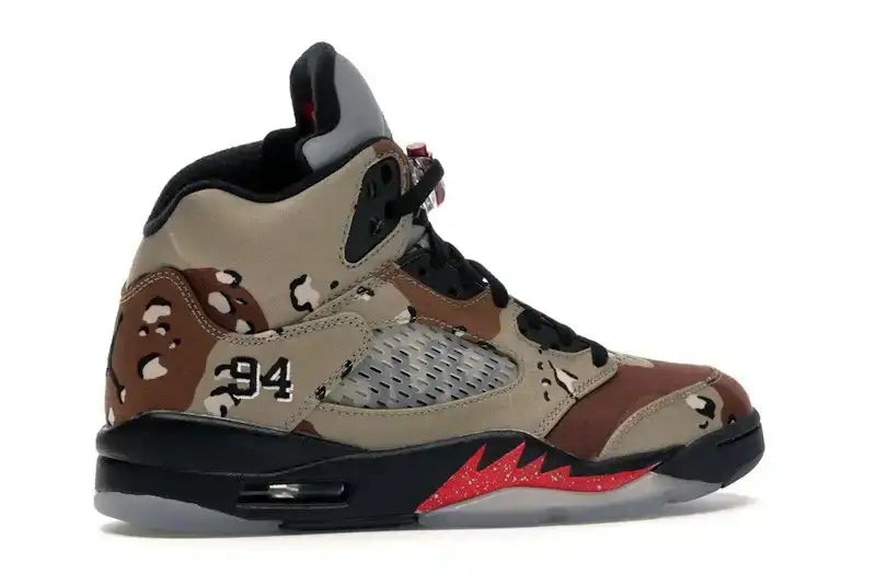 Jordan 5 Retro Supreme Desert Camo - VOSneakers